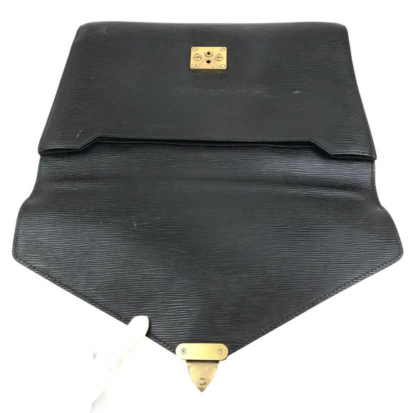 Louis Vuitton  Serviette Conseiller M54422 Black Epi Leather Briefcase 11583 - Picture 10 of 12